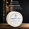 Truefitt & Hill Brilliantine Pomade Hair Styling Gel for Men 100gm